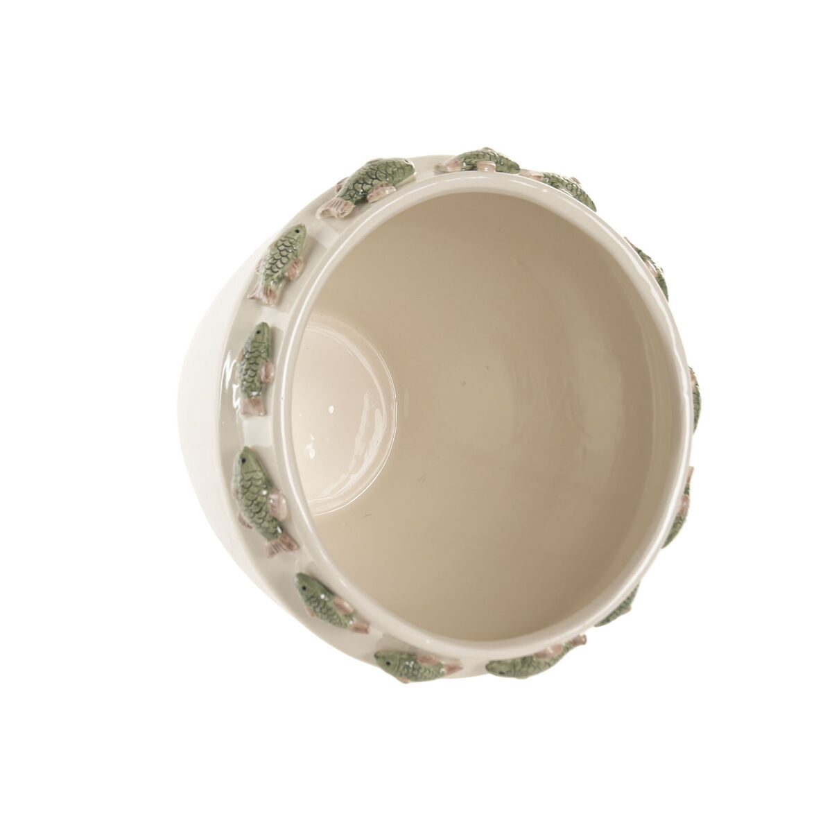 Vaas Home ESPRIT Groen Crème Keramisch Mediterrane 25 X 25 X 25,5 CM