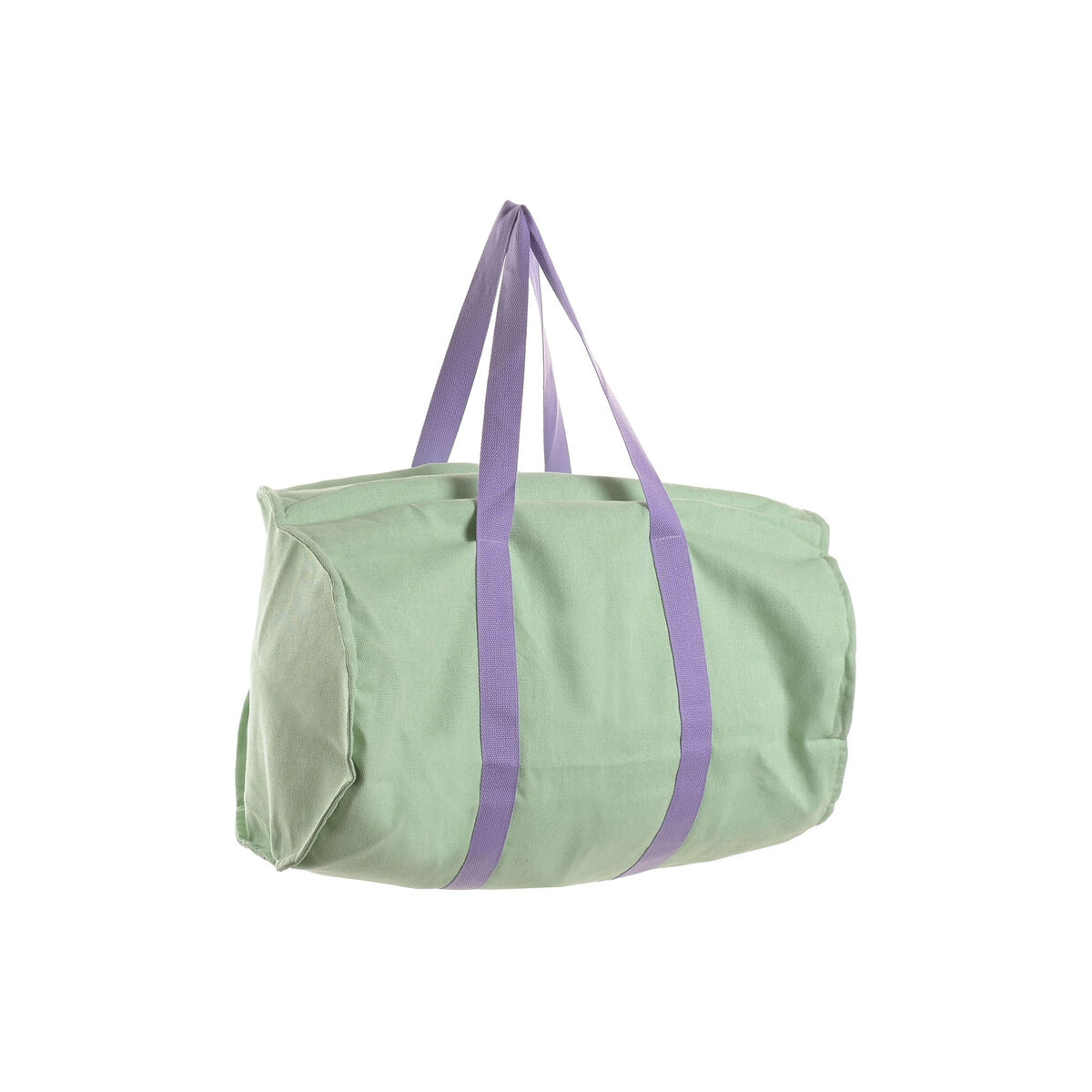 Strandtas Home ESPRIT Blauw Wit Groen polialgodon 60 x 38 x 38 cm (3 Stuks)