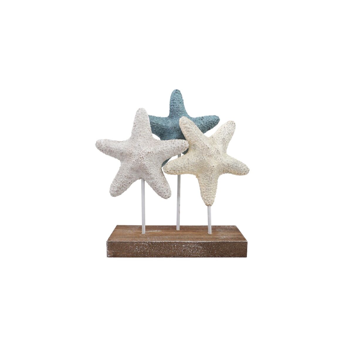 Decoratieve figuren Home ESPRIT Blauw Wit Mediterrane Sterren