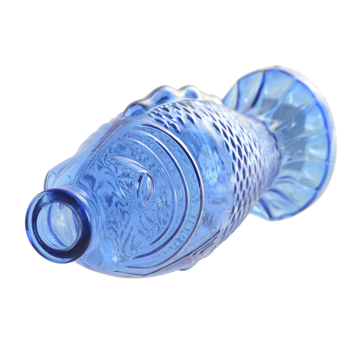 Vaas Home ESPRIT Blauw Turkoois Kristal Mediterrane 10 X 7 X 26,3 CM (2 Stuks)
