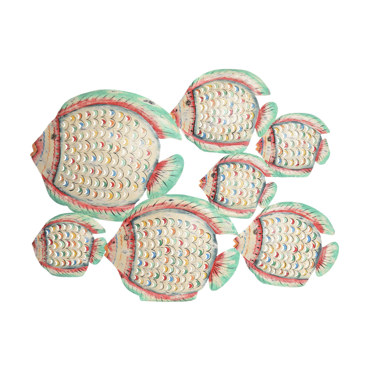 Wanddecoratie Home ESPRIT Ijzer 91 x 10 x 70 cm