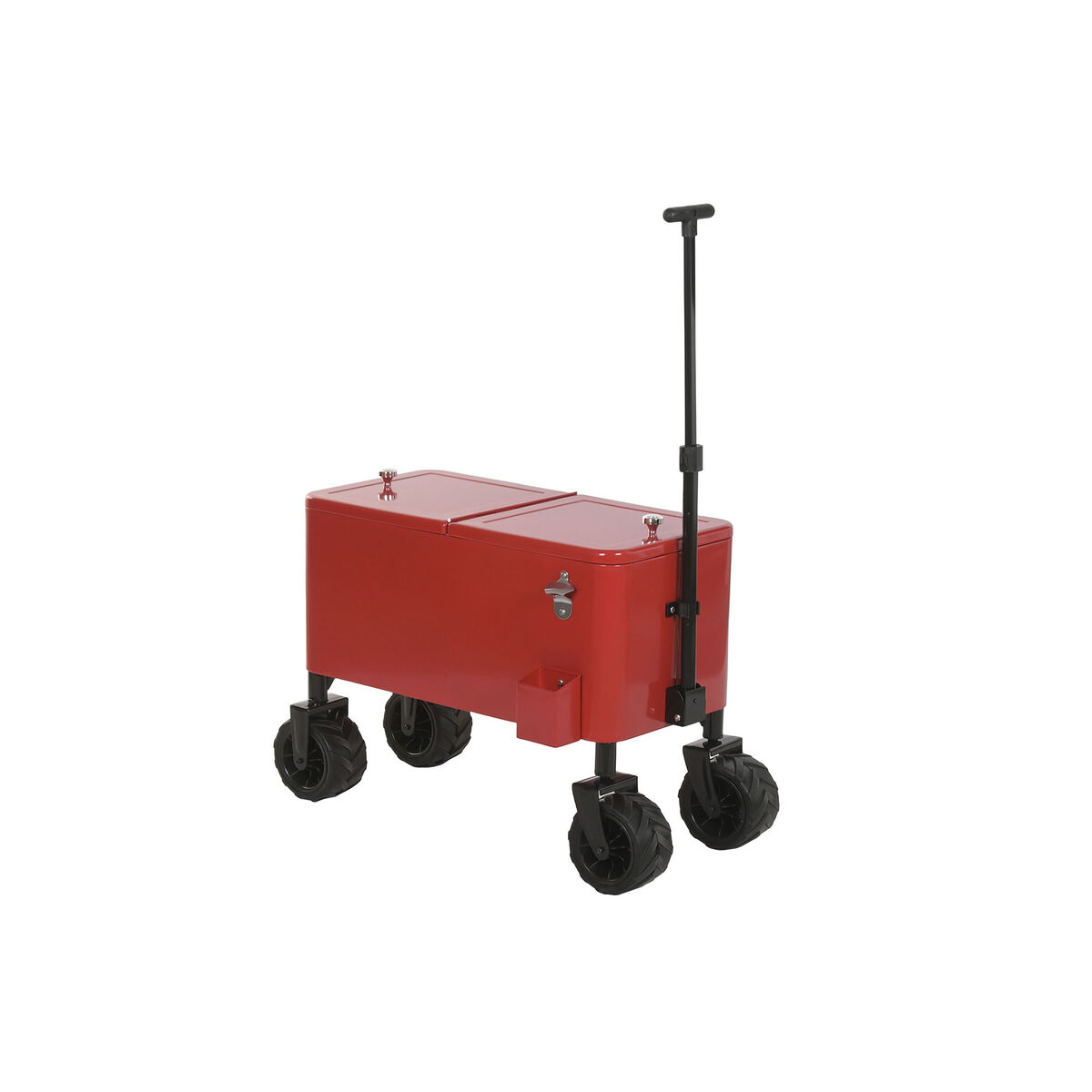 Koelbox Home ESPRIT Zwart Rood Metaal Polypropyleen 88 X 39 X 120 CM