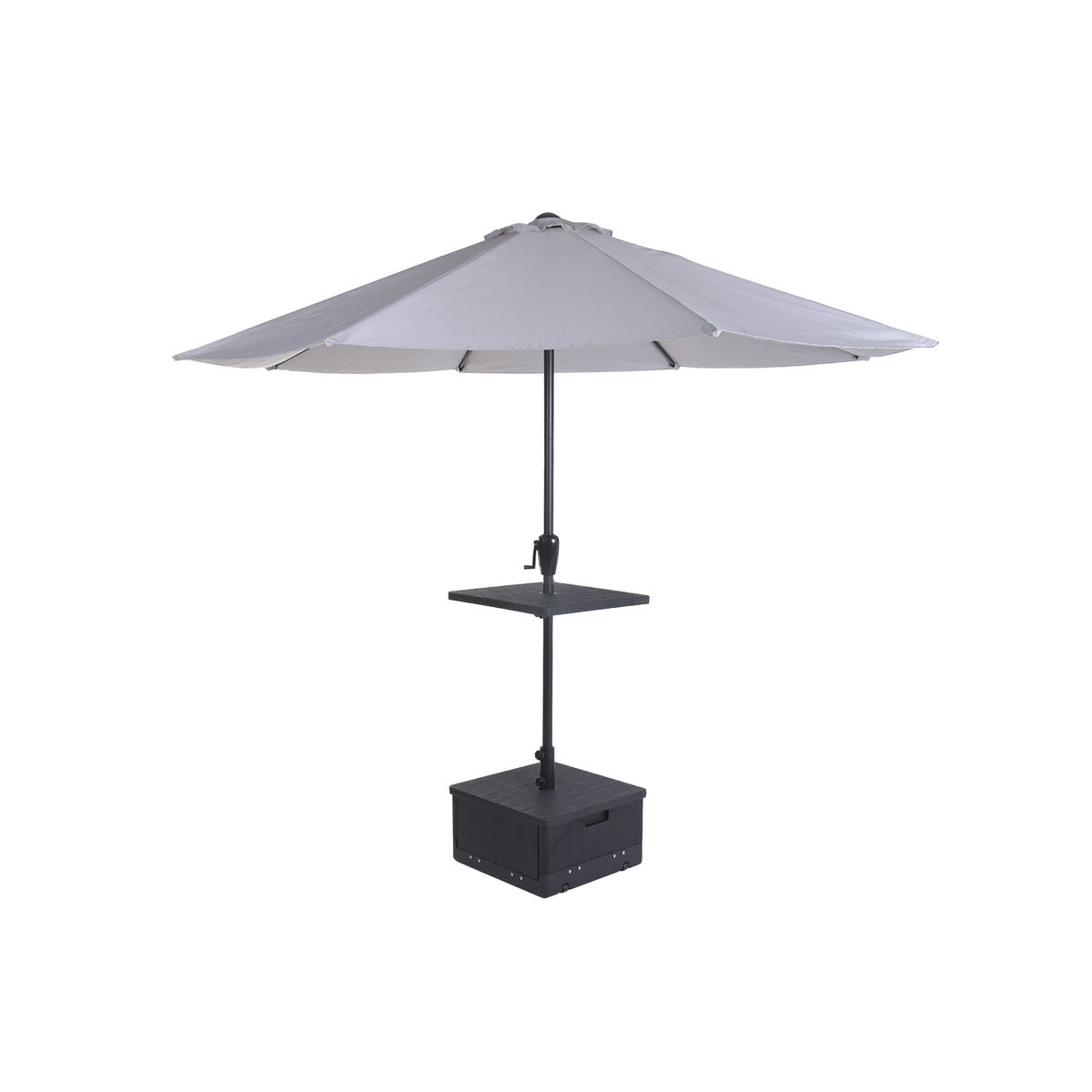 Voet voor Parasol Home ESPRIT Zwart 53 X 53 X 30 CM
