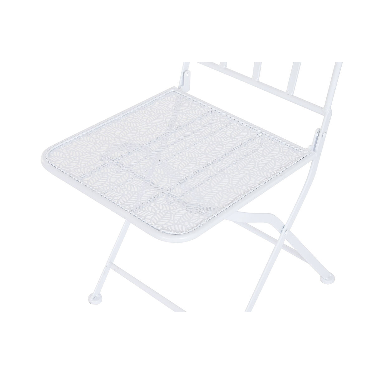 Tafel met twee stoelen Home ESPRIT Wit 60 x 60 x 70 cm