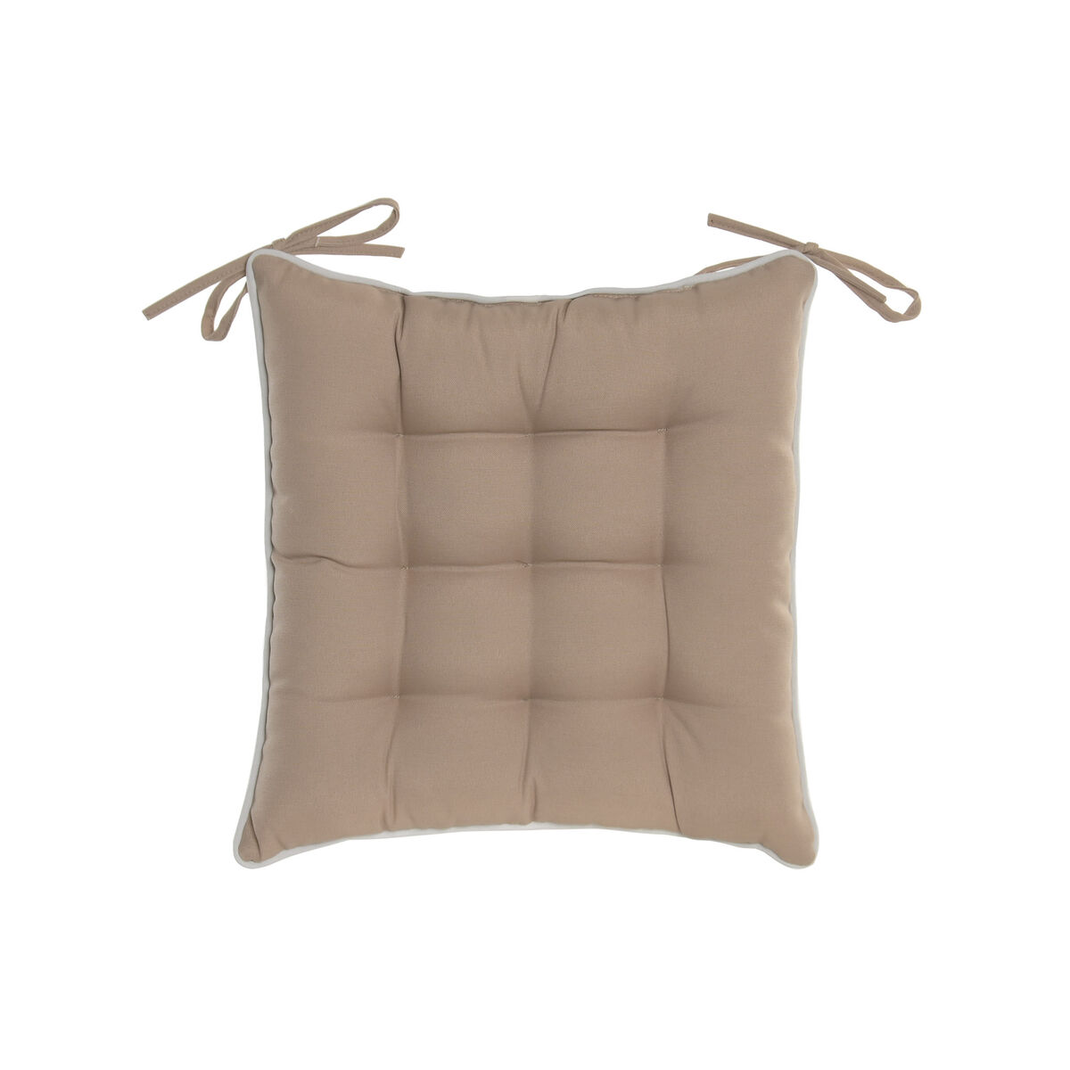 Kussen Home ESPRIT Wit Beige Tuin 40 x 40 x 5 cm