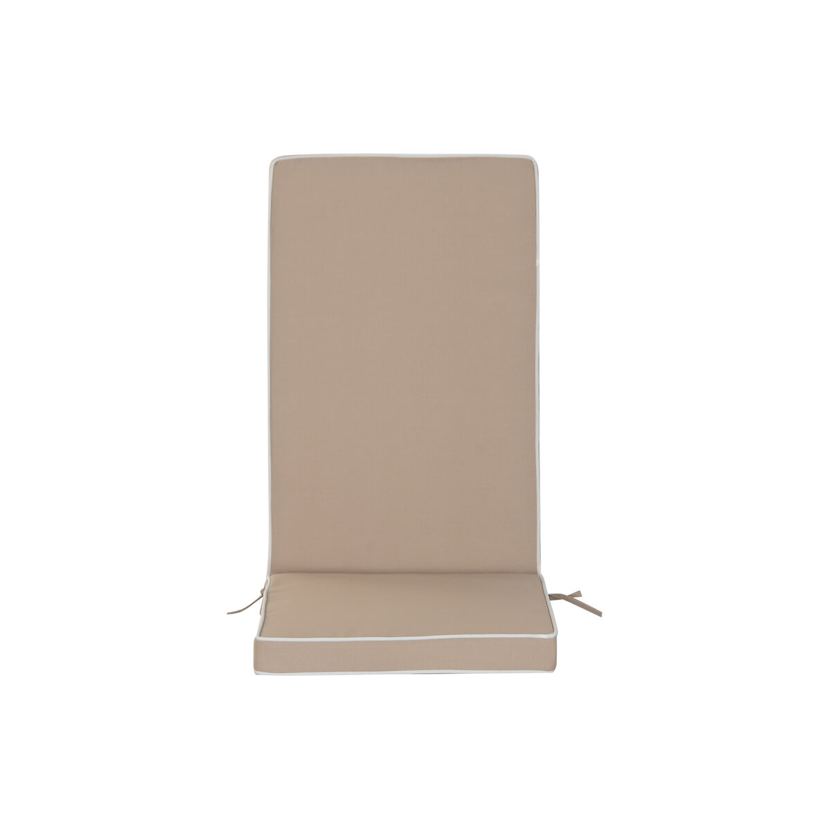 Ligstoelkussen Home ESPRIT Wit Beige Tuin 115 X 42 X 5 CM