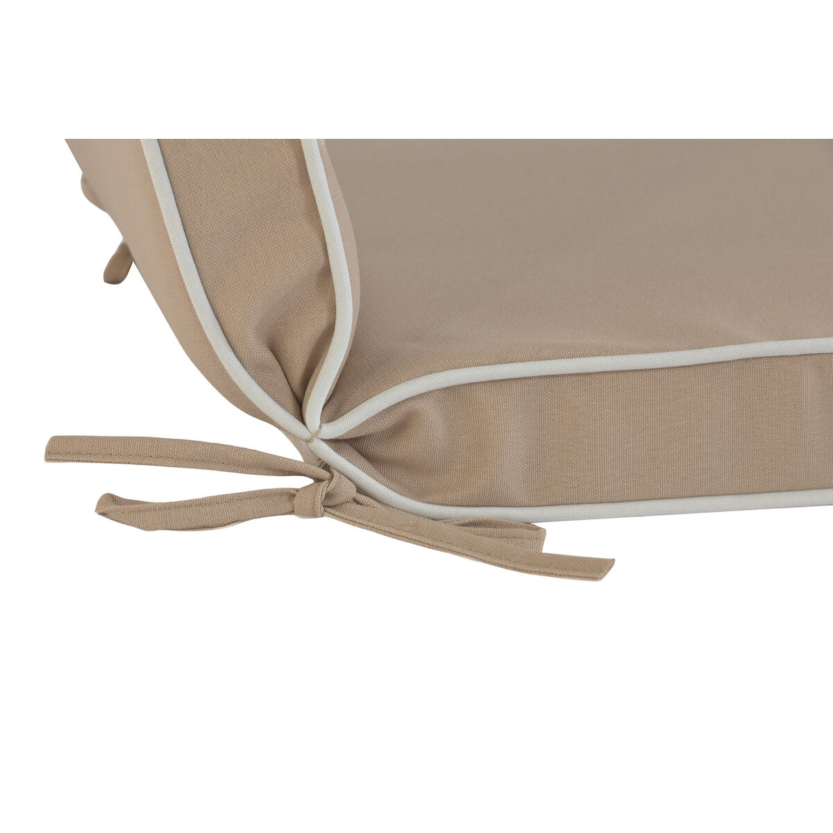 Ligstoelkussen Home ESPRIT Wit Beige Tuin 115 X 42 X 5 CM