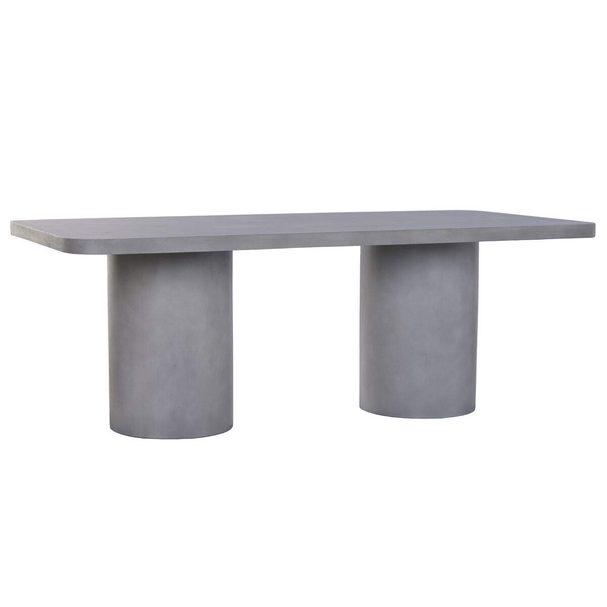 Eettafel Home ESPRIT Grijs Beton 200 x 100 x 74 cm