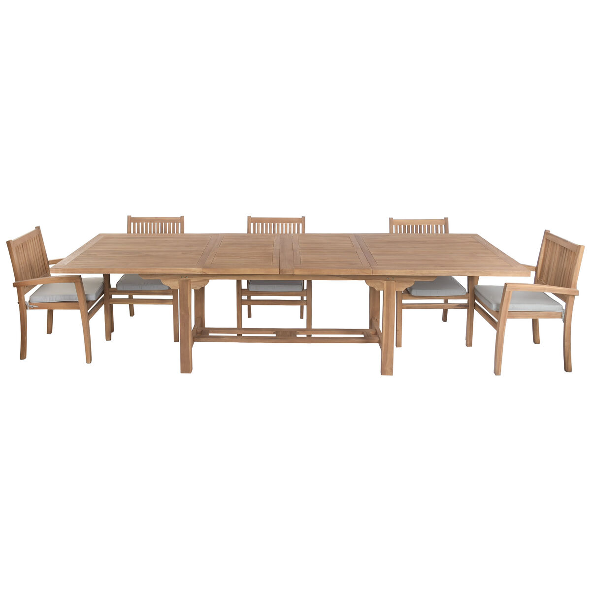Tafel met stoelen Home ESPRIT 210 X 100 X 76 CM