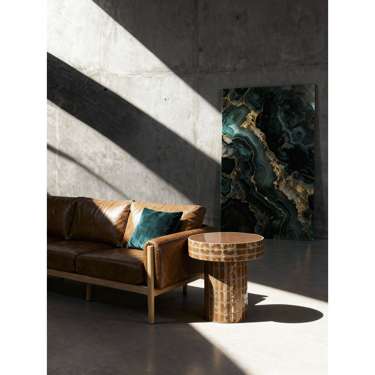 Sofa Home ESPRIT Bruin Modern 220 X 80 X 82 CM