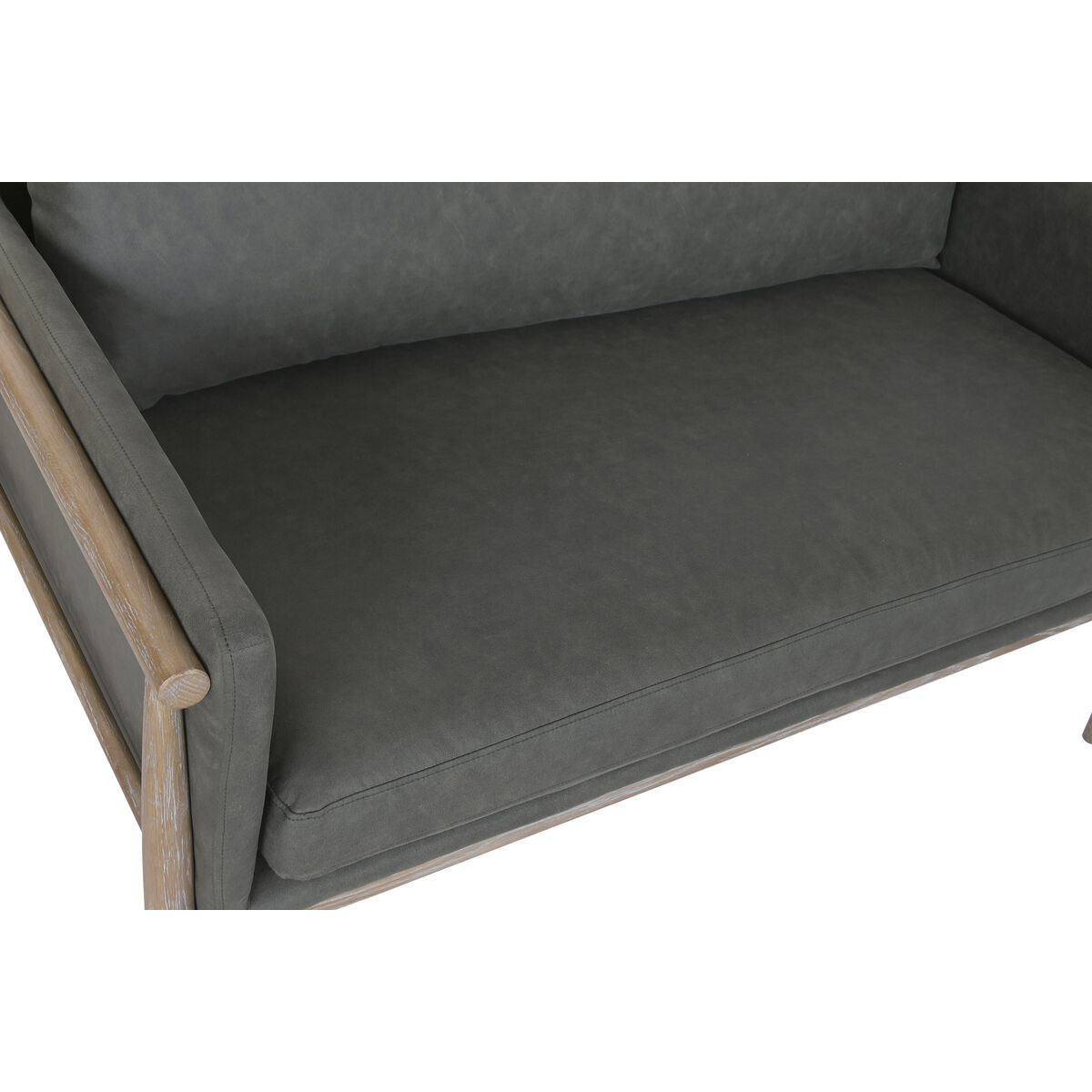 Sofa Home ESPRIT Bruin Groen Stads Decapé 126,5 X 75 X 82 CM