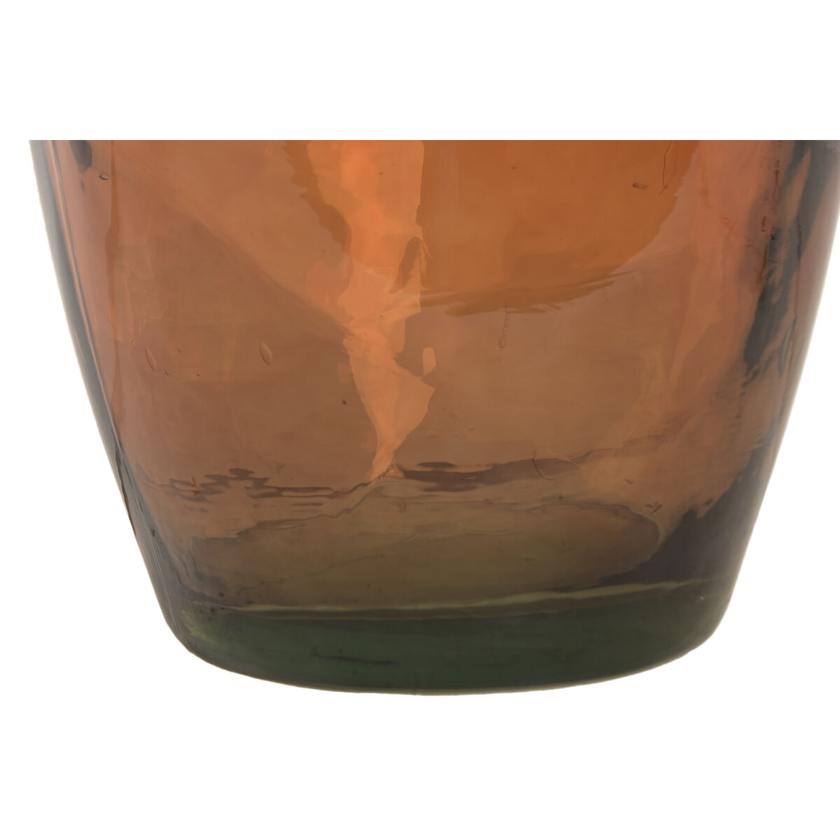 Vaas Home ESPRIT Amber Gerecycled glas Traditionele stijl Alpino 29 x 29 x 100 cm