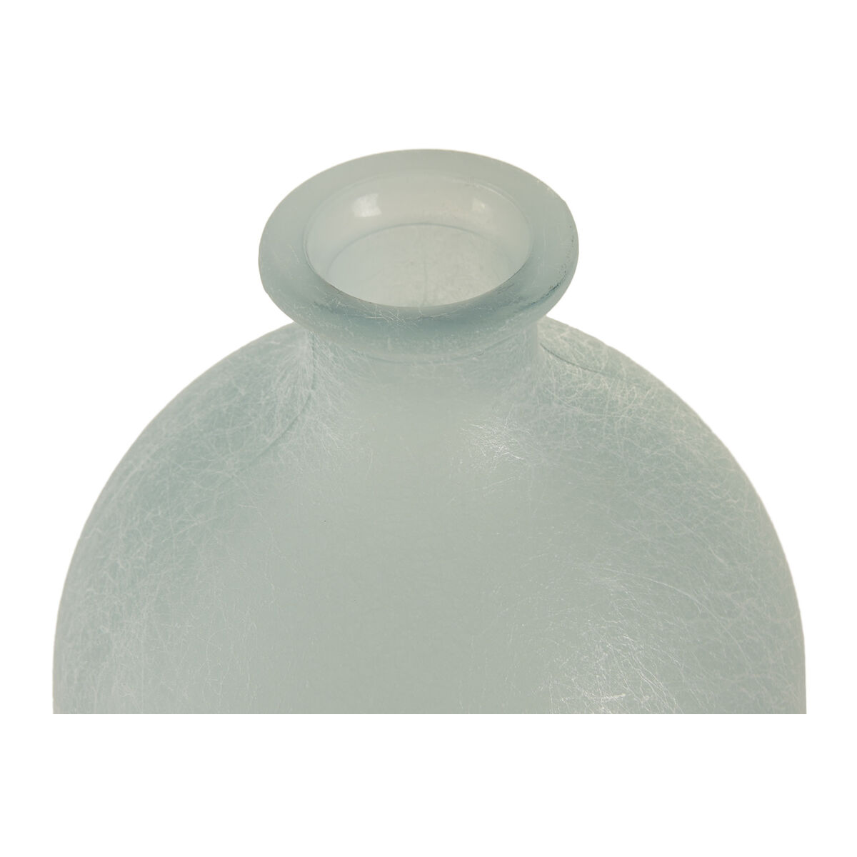 Vaas Home ESPRIT Hemelsblauw Gerecycled glas Mediterrane 19 x 19 x 45 cm