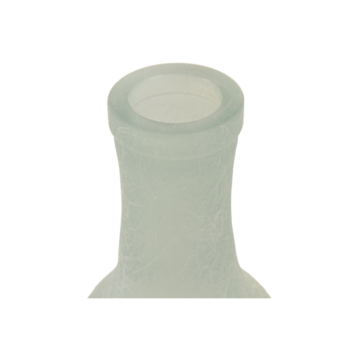 Vaas Home ESPRIT Hemelsblauw Gerecycled glas Mediterrane 17 x 17 x 45 cm