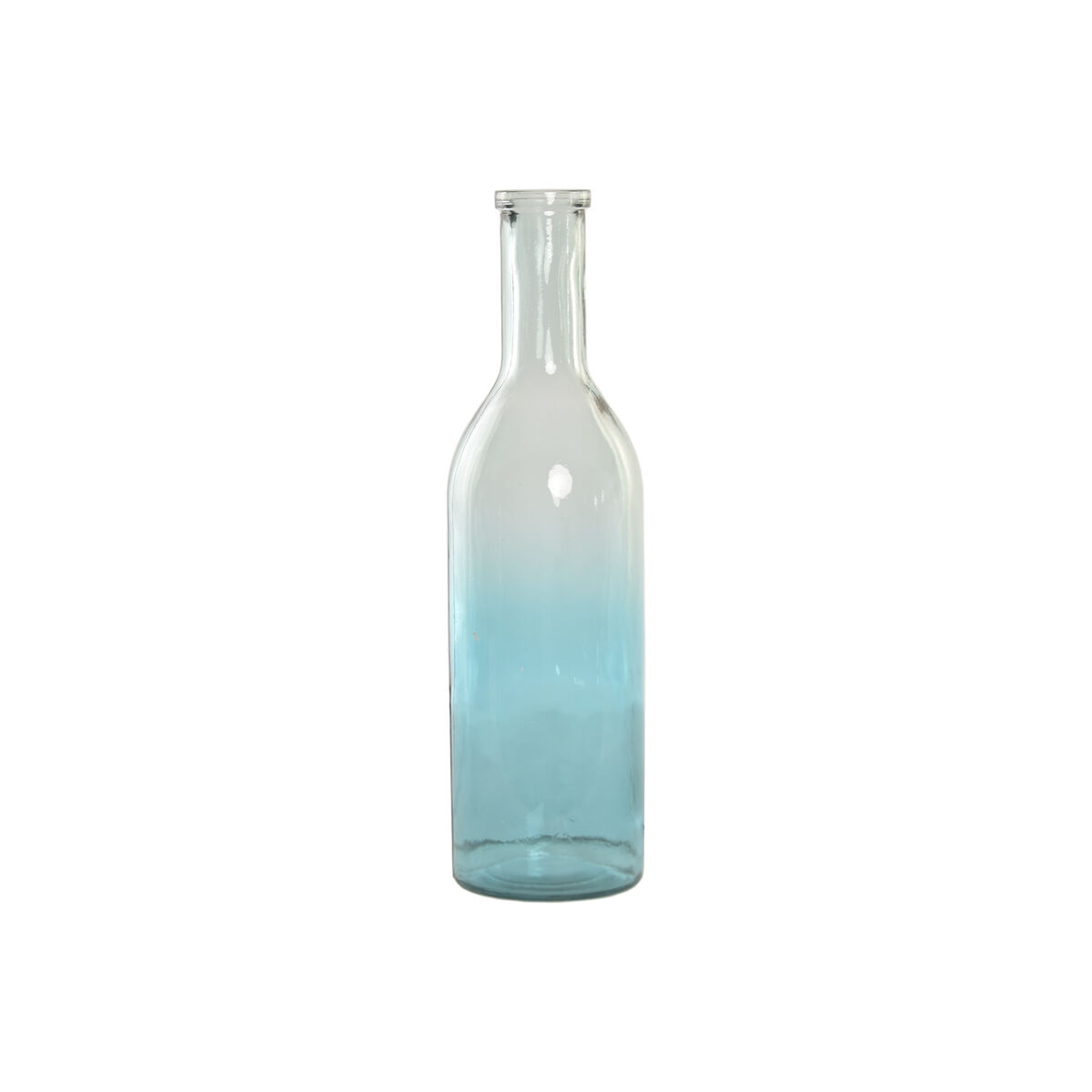 Vaas Home ESPRIT Tweekleurig Gerecycled glas Mediterrane 14 x 14 x 50 cm