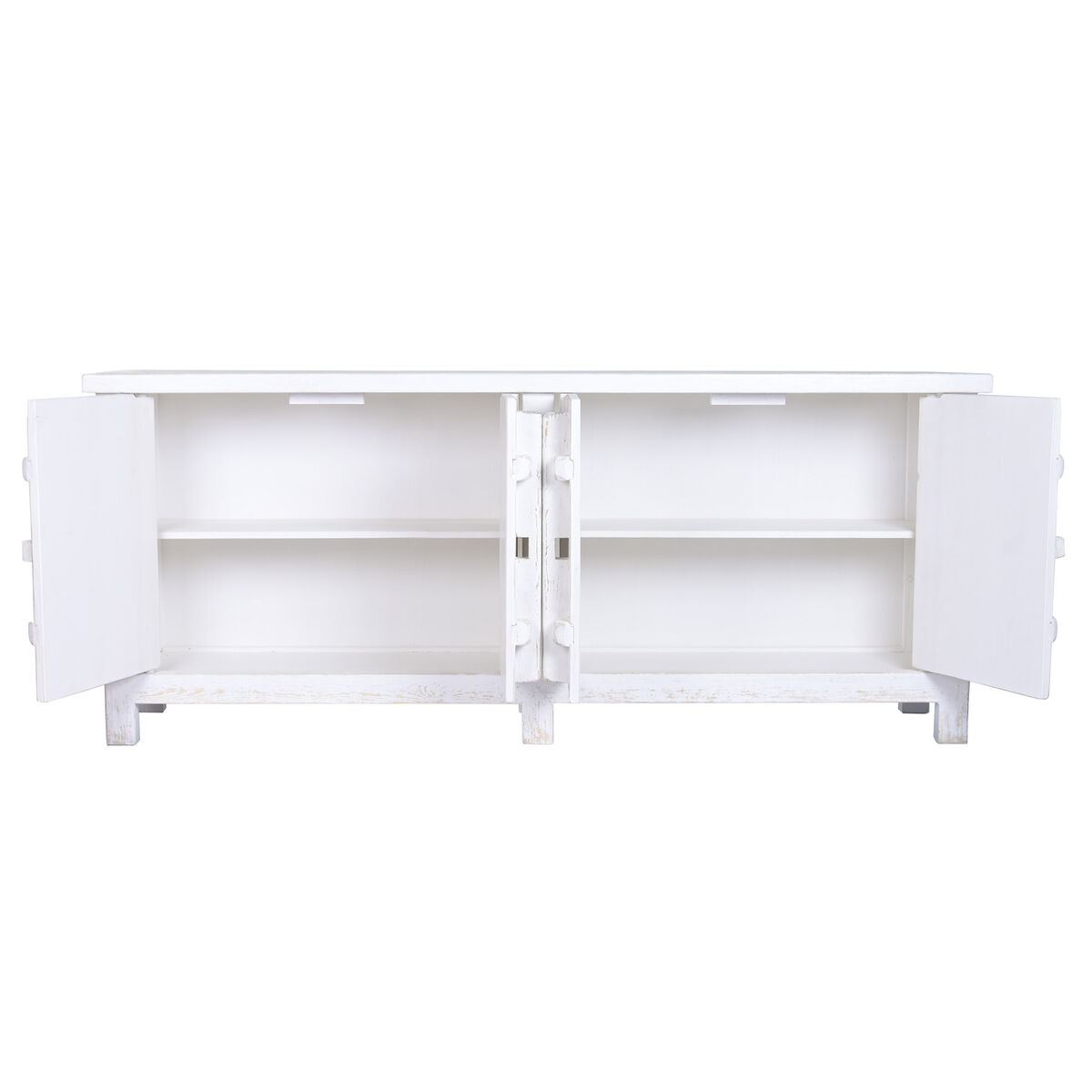 Dressoir Home ESPRIT Wit Elmhout 230 x 48 x 96 cm