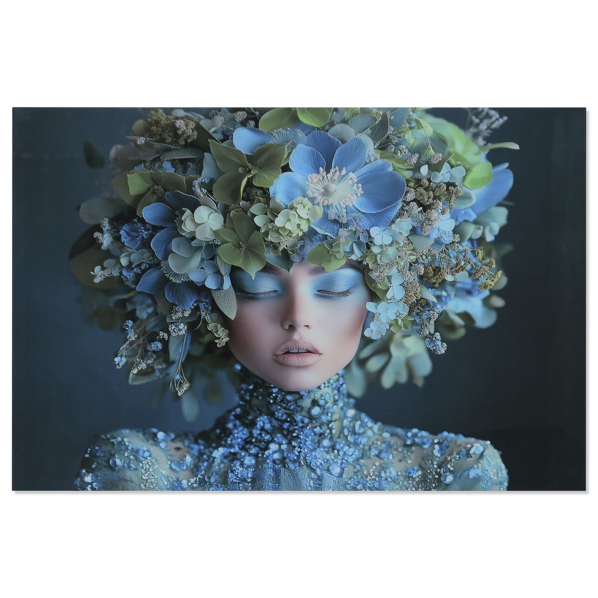 Schilderij Home ESPRIT Gehard glas 120 x 0,4 x 80 cm