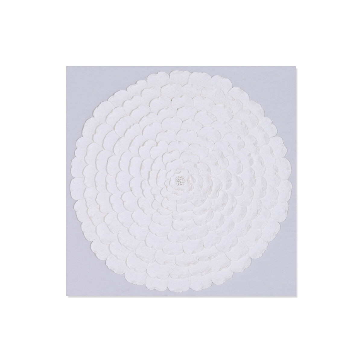 Schilderij Home ESPRIT Wit Bloem Shabby Chic 120 X 7 X 120 CM