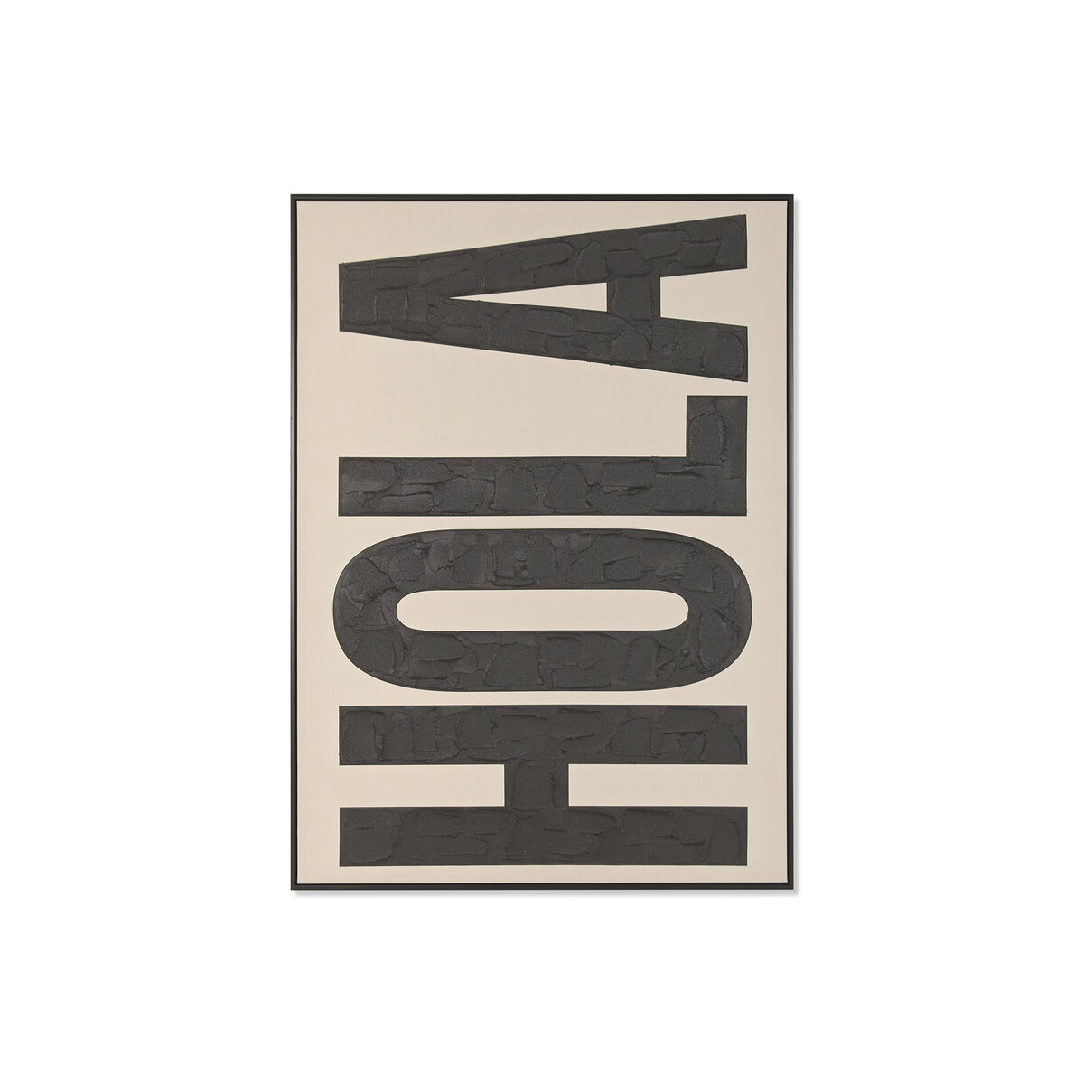 Canvas Home ESPRIT Wit Zwart Modern 102,5 X 4,5 X 143 CM