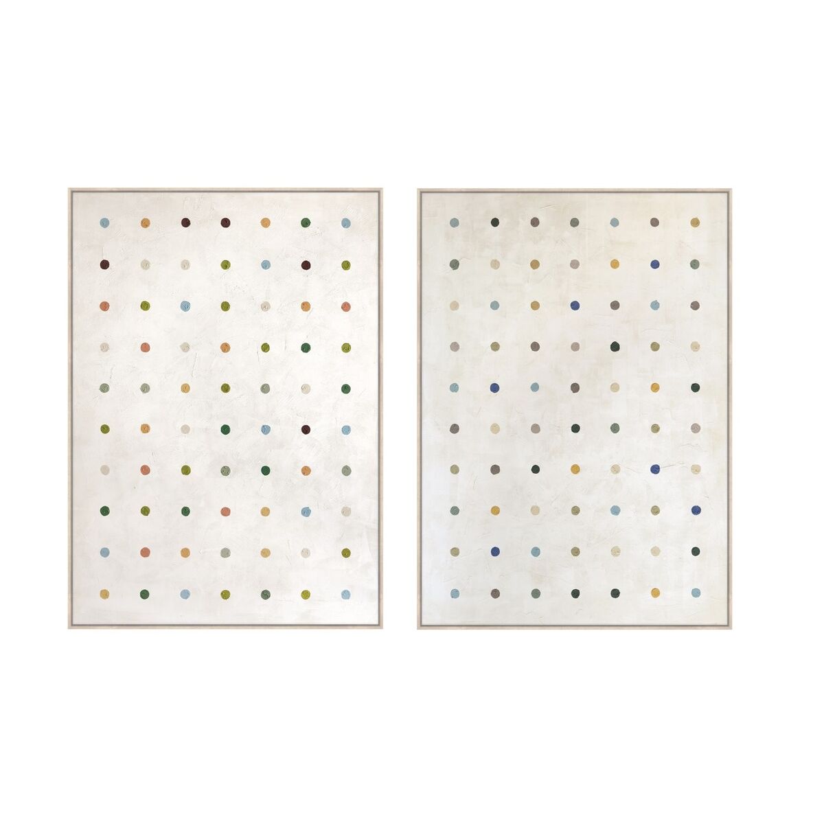 Canvas Home ESPRIT Wit Muis Modern 100 x 4 x 140 cm (2 Stuks)