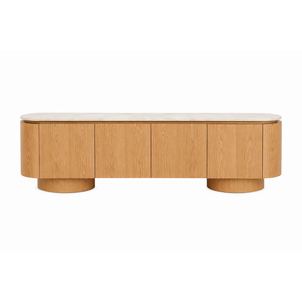 TV furniture Home ESPRIT Light brown 200 X 40 X 45 CM