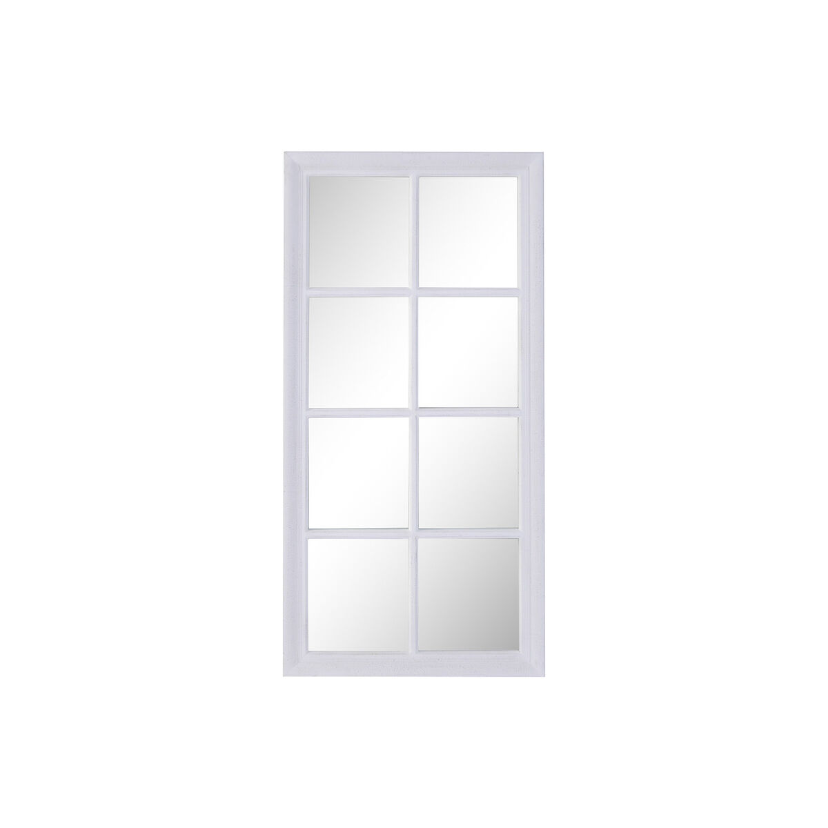 Wandspiegel Home ESPRIT Wit Venster 57,5 X 3,5 X 118 CM