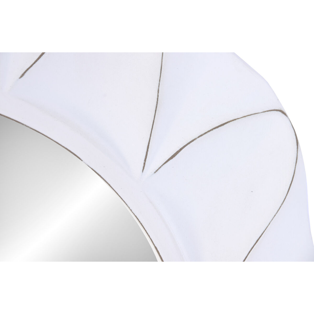 Wandspiegel Home ESPRIT Wit Scandi 81 X 3 X 78 CM