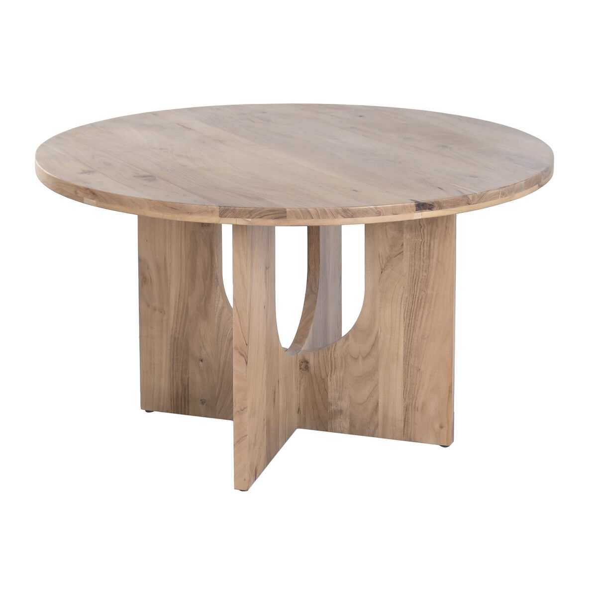 Eettafel Home ESPRIT Acacia 130 x 130 x 76 cm