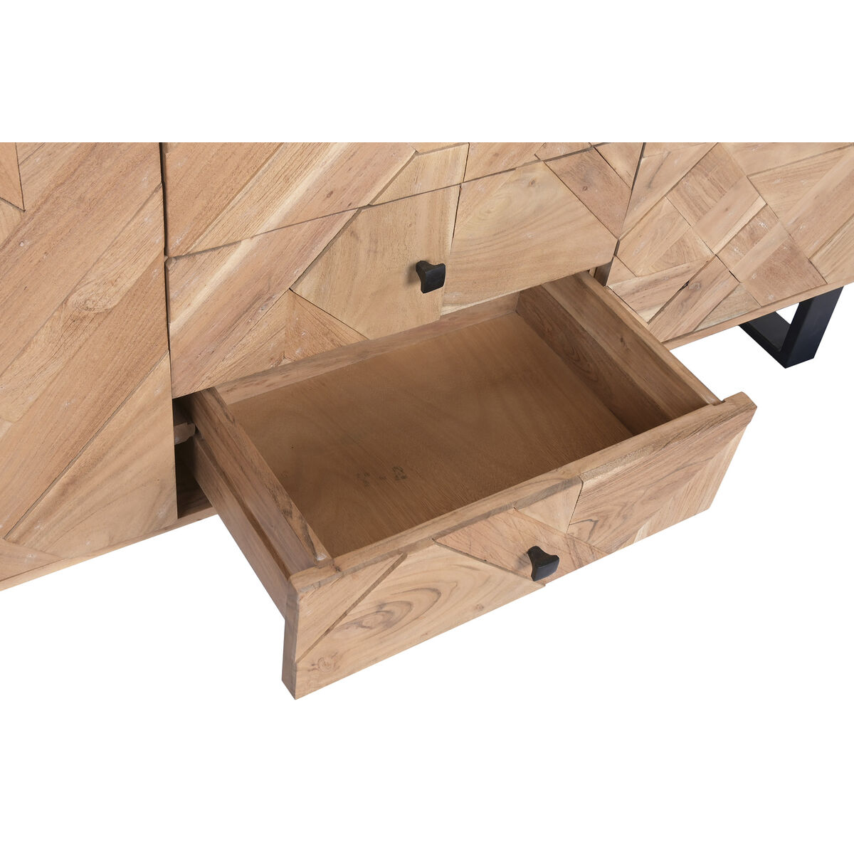 Dressoir Home ESPRIT Metaal Acacia 160 x 40 x 85 cm