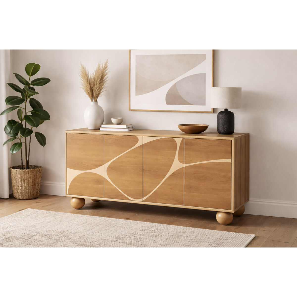 Dressoir Home ESPRIT Acacia 160 x 40 x 85 cm