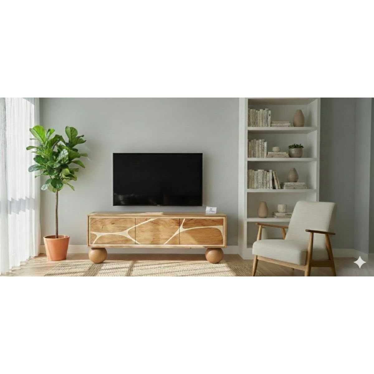 TV furniture Home ESPRIT 145 X 40 X 50 CM