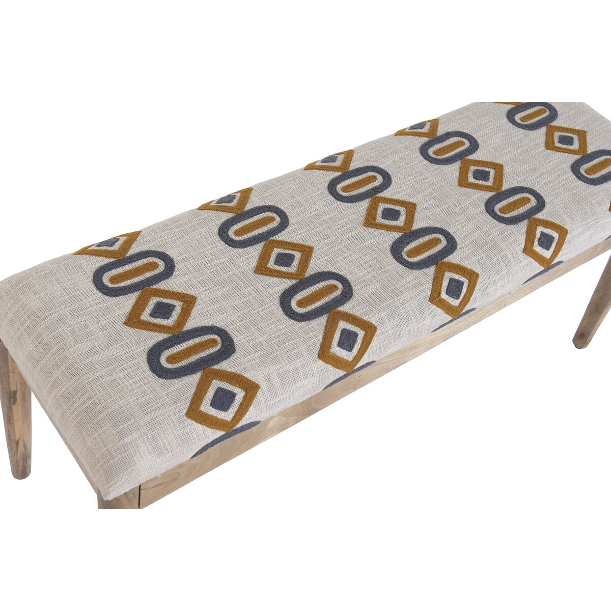 Kruk Home ESPRIT Beige Multicolour Mangohout 113 X 35 X 45 CM