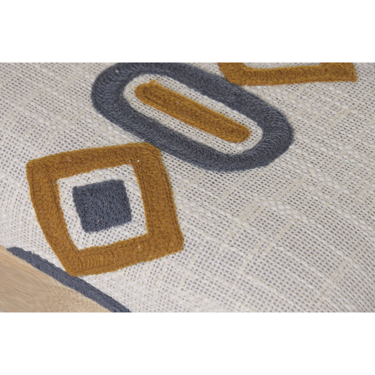 Kruk Home ESPRIT Beige Multicolour Mangohout 113 X 35 X 45 CM
