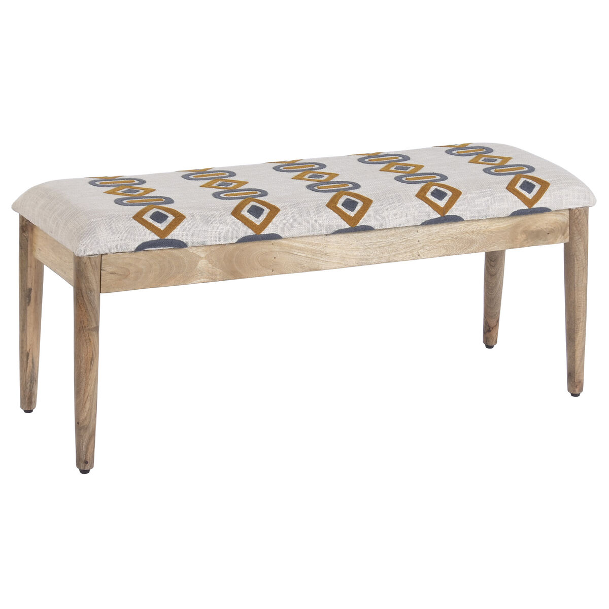 Kruk Home ESPRIT Beige Multicolour Mangohout 113 X 35 X 45 CM