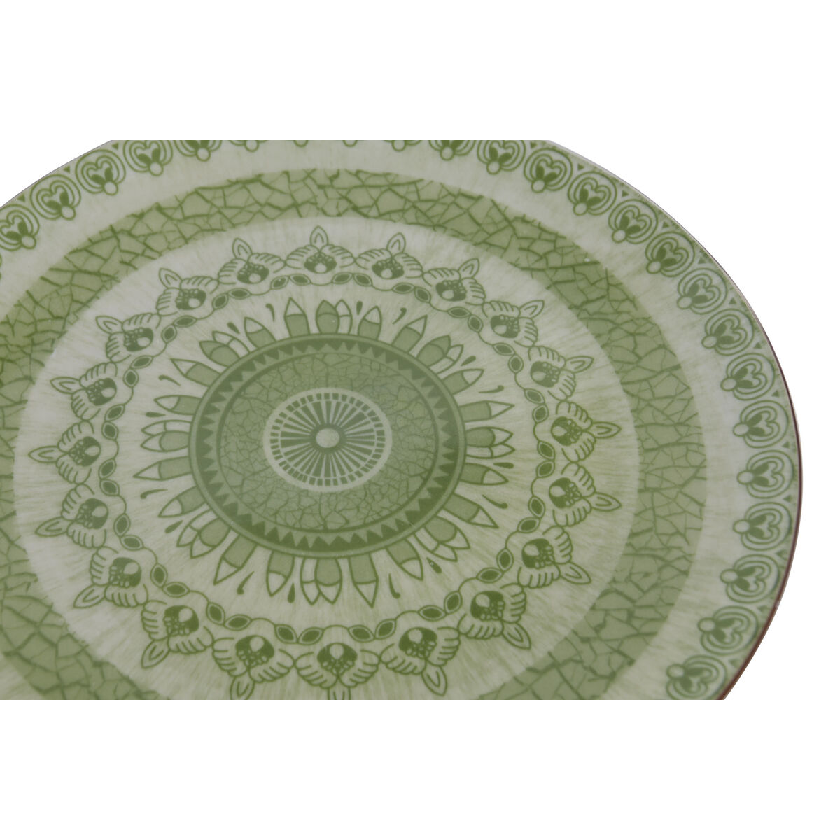Dinnerware Set Home ESPRIT Green Porcelain Arab 18 Pieces, view 4