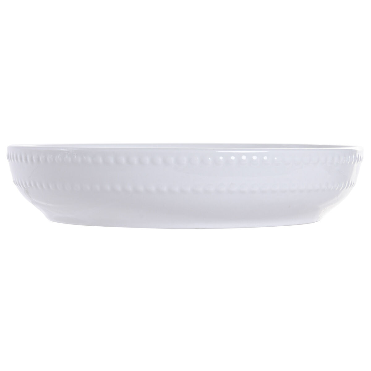 Dinnerware Set Home ESPRIT White Porcelain Glam 18 Pieces, view 4