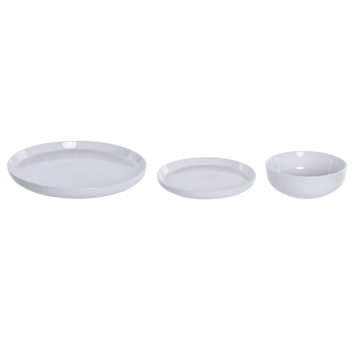 Dinnerware Set Home ESPRIT White Porcelain Modern 18 Pieces, view 6