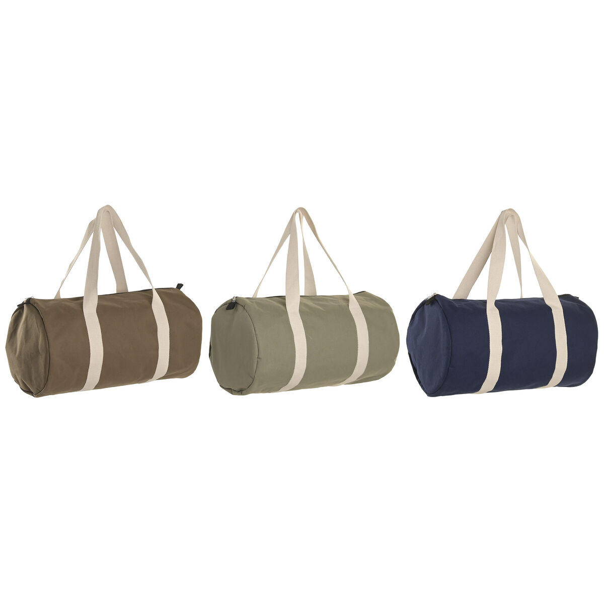 Handtas Dames Home ESPRIT Bruin Groen Marineblauw 50 x 26 x 26 cm (3 Stuks)