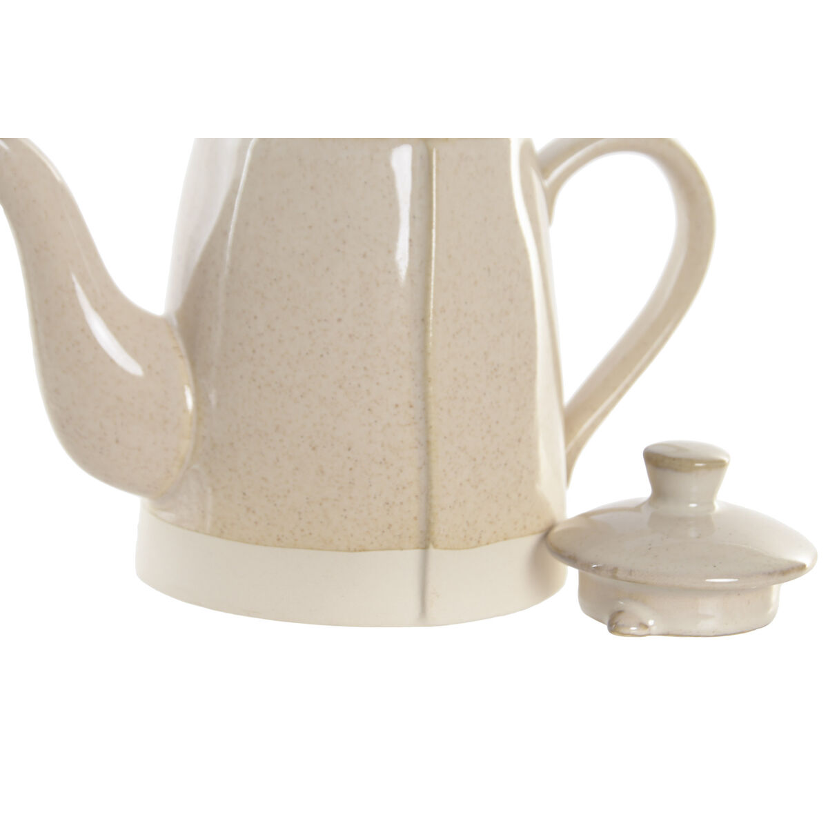Teapot Home ESPRIT Beige Stoneware 600 ml, view 2