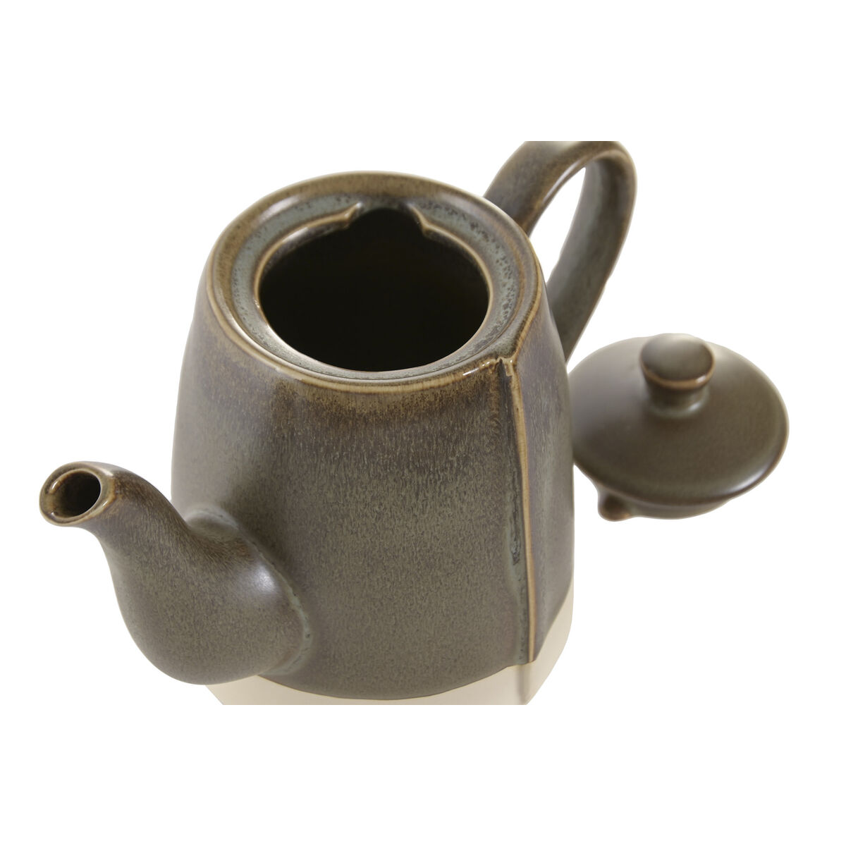 Teapot Home ESPRIT Green Stoneware 600 ml, view 3