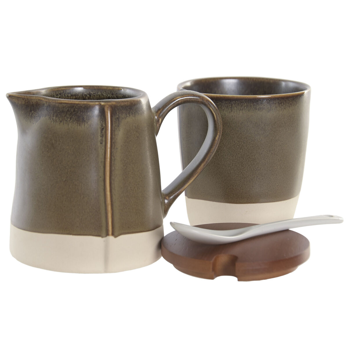 Milk jug and sugar bowl Home ESPRIT, view 2