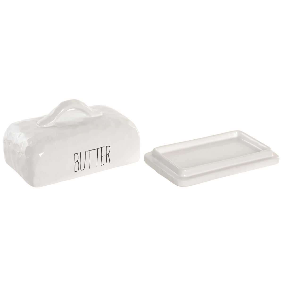 Butter Dish Home ESPRIT Porcelain 19 X 11,4 X 11 CM, view 3