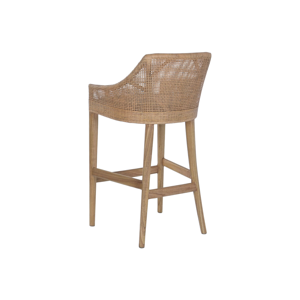 Kruk Home ESPRIT Bruin Grijs Rotan 51 X 52 X 100 CM