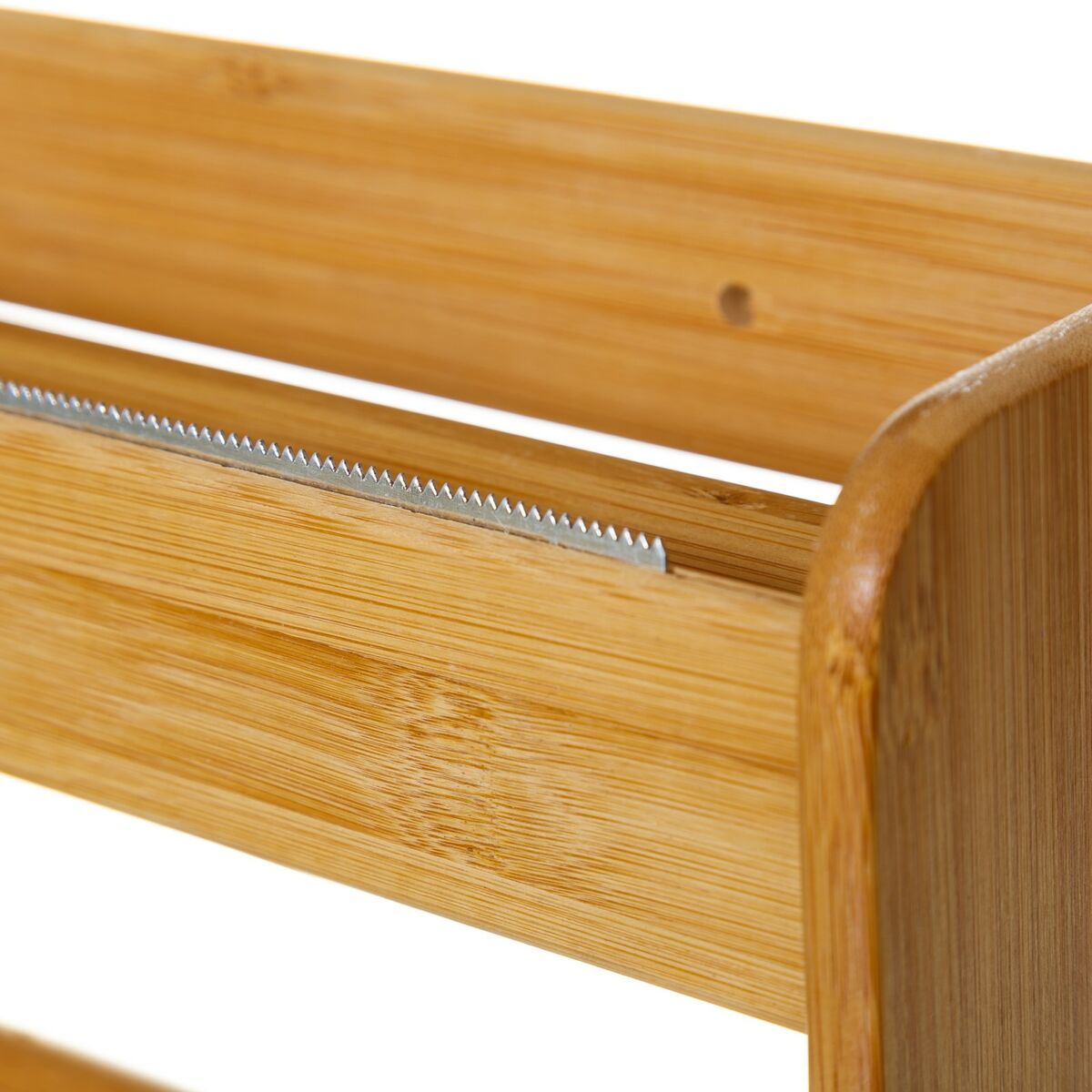 Kitchen Paper Holder Natural Bamboo 36 x 10 x 26 cm, view 2