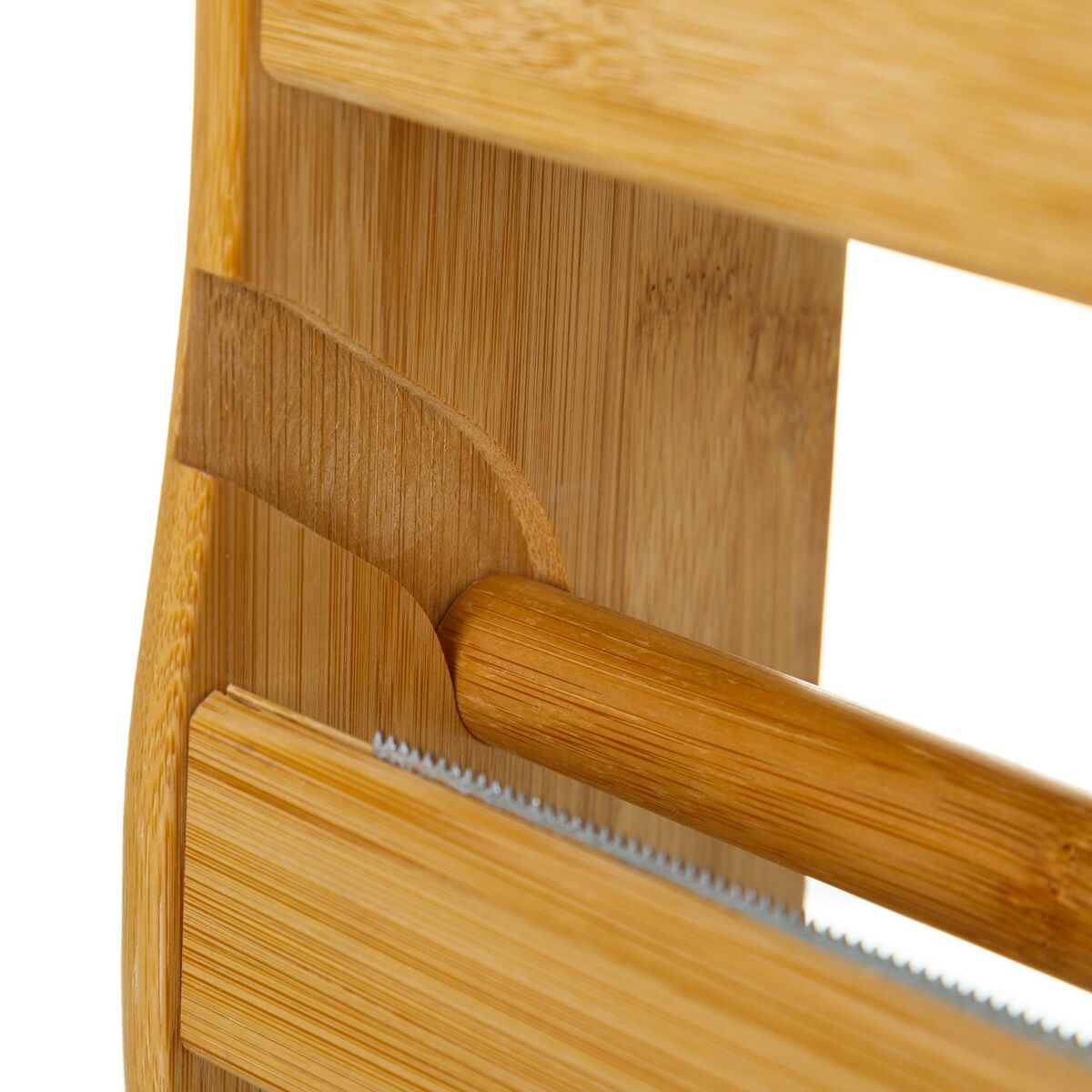 Kitchen Paper Holder Natural Bamboo 36 x 10 x 26 cm, view 3