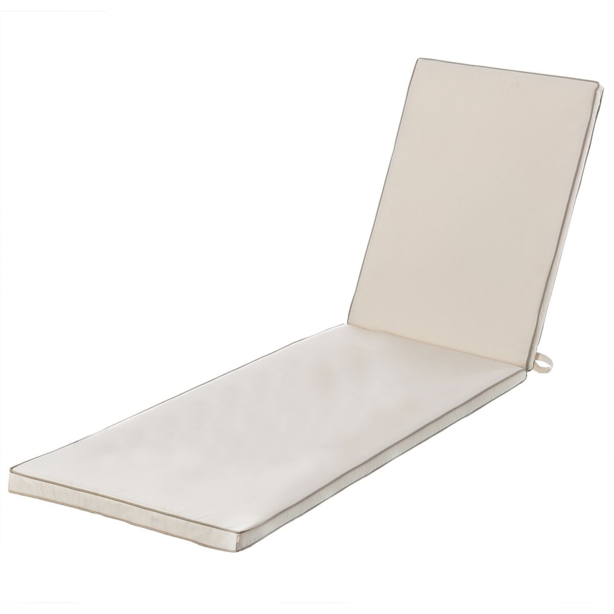 Coussin pour chaise longue Crème 190 x 55 x 4 cm