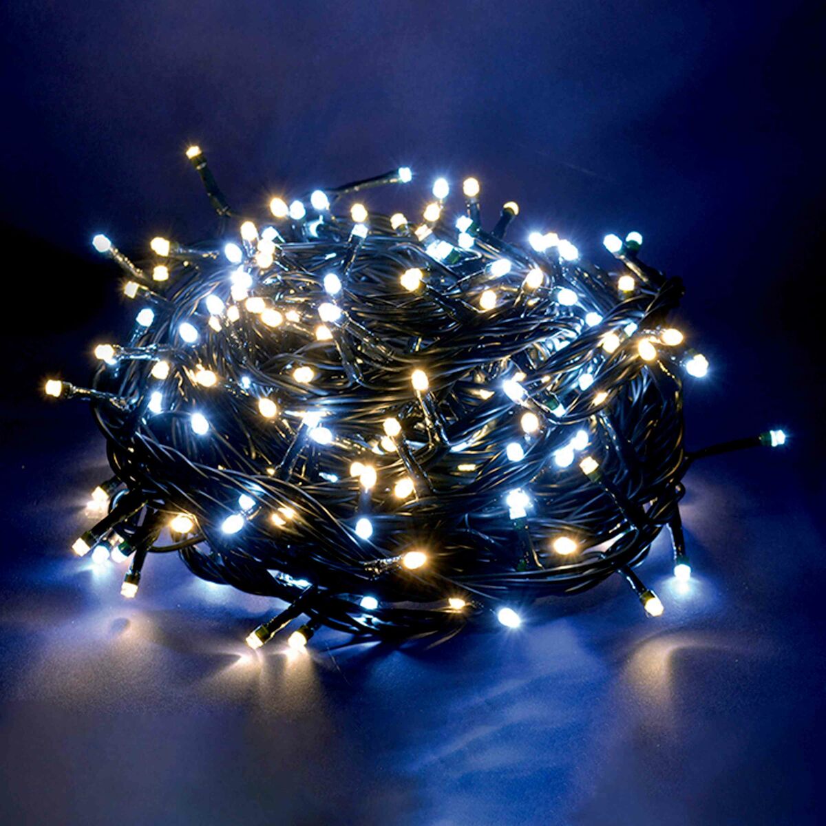 Wreath of LED Lights 3,6 W White Soft green 5 m 14 x 10 x 12 cm