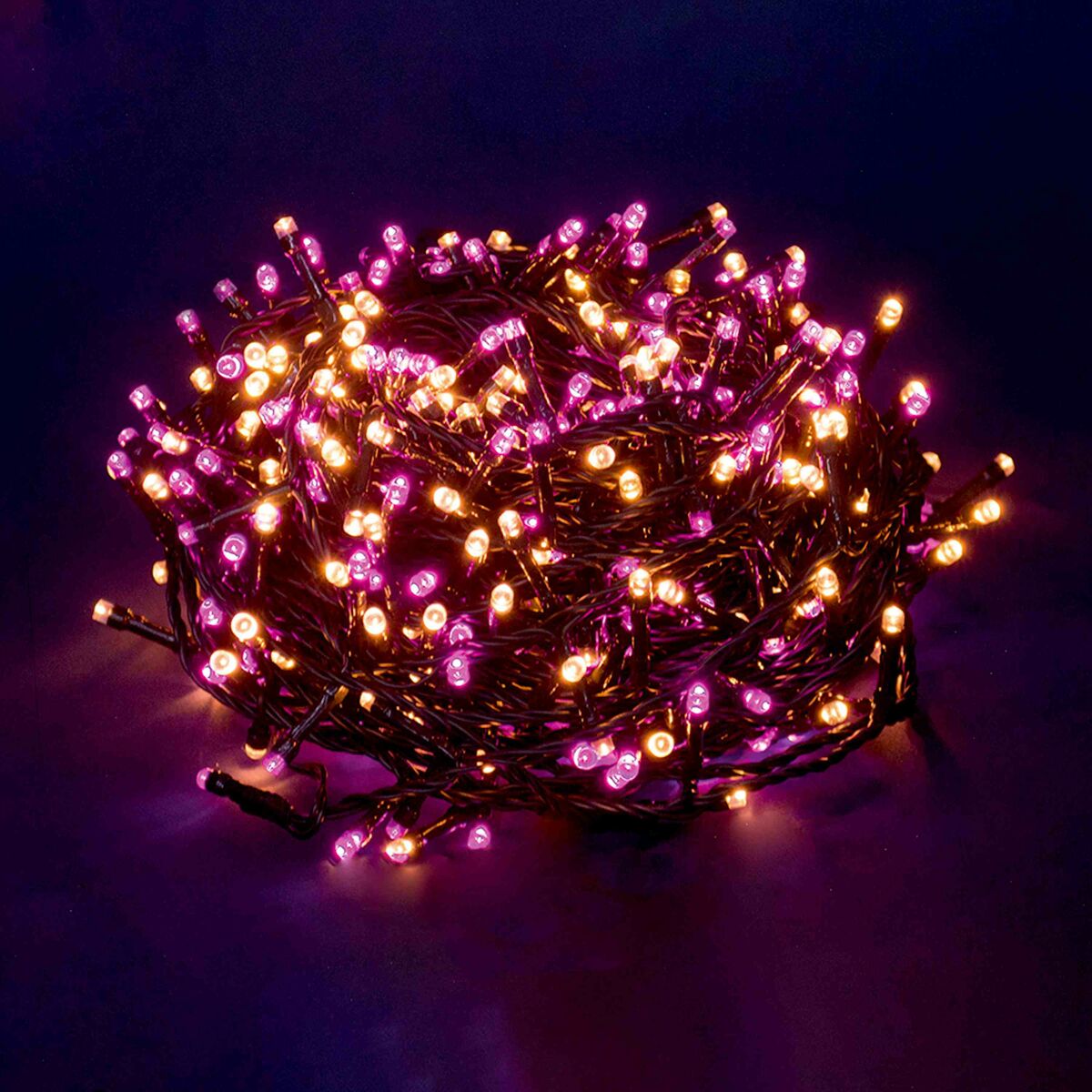 Wreath of LED Lights 6 W Pink Soft green 50 m 25 X 20 X 18 CM