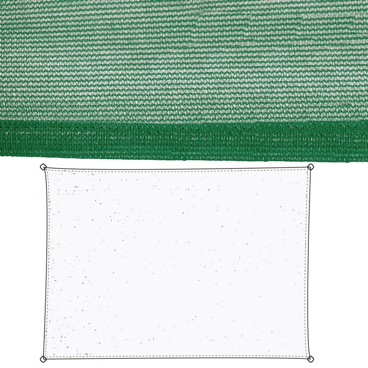 Tissu Auvent Polyéthylène Vert