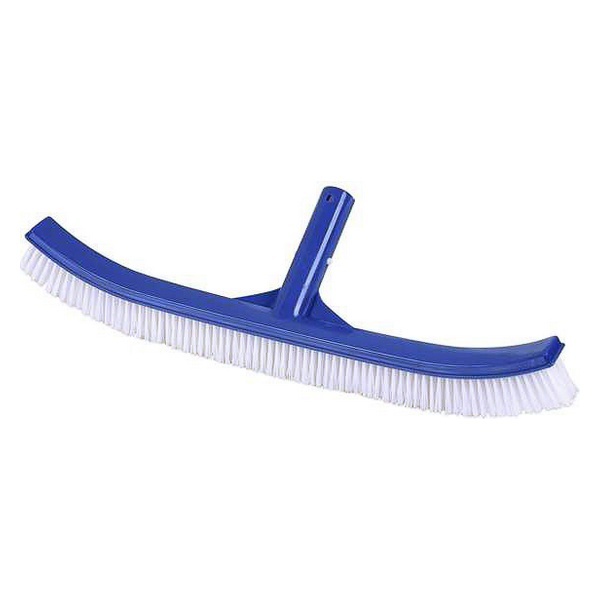 Curved Brush for Swimming Pool Juinsa Blue Plastic (46 Cm)